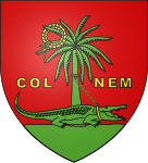 Blason ville fr Nîmes (Gard)